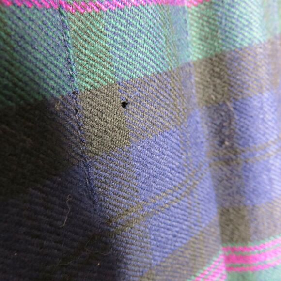 Vintage Deans of Scotland Long Wool Pleated Skirt - Women's 8 - Picture 4 of 7